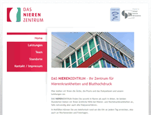 Tablet Screenshot of das-nierenzentrum.de